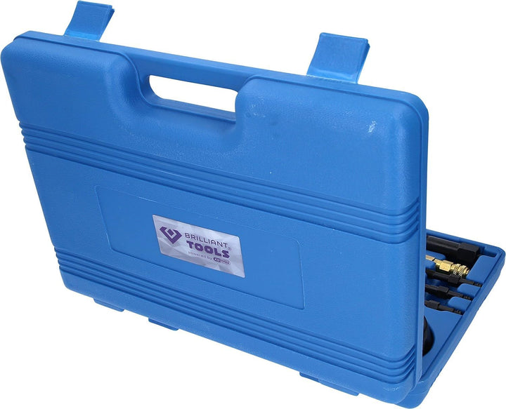 BRILLIANT TOOLS BT581000 Kompressionstester-Satz für Diesel Motoren, 18-tlg [Powered by KS TOOLS] 18