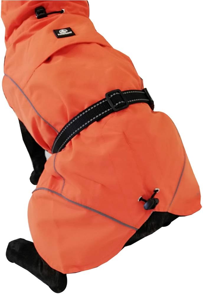 Croci Hiking Hundemantel, wasserdicht, für Hunde, Makalu, thermoregulierendes Futter, orange, Grösse