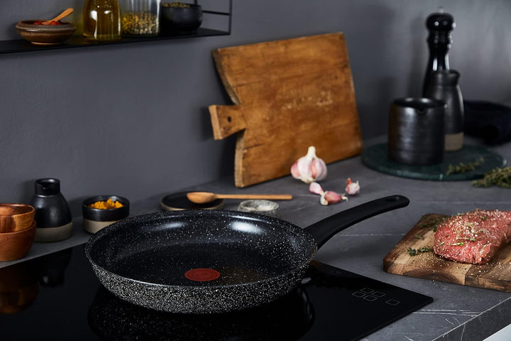 Tefal C41804 Intensity Bratpfanne 24 cm | Keramikversiegelung | Thermo-Signal Temperaturindikator |