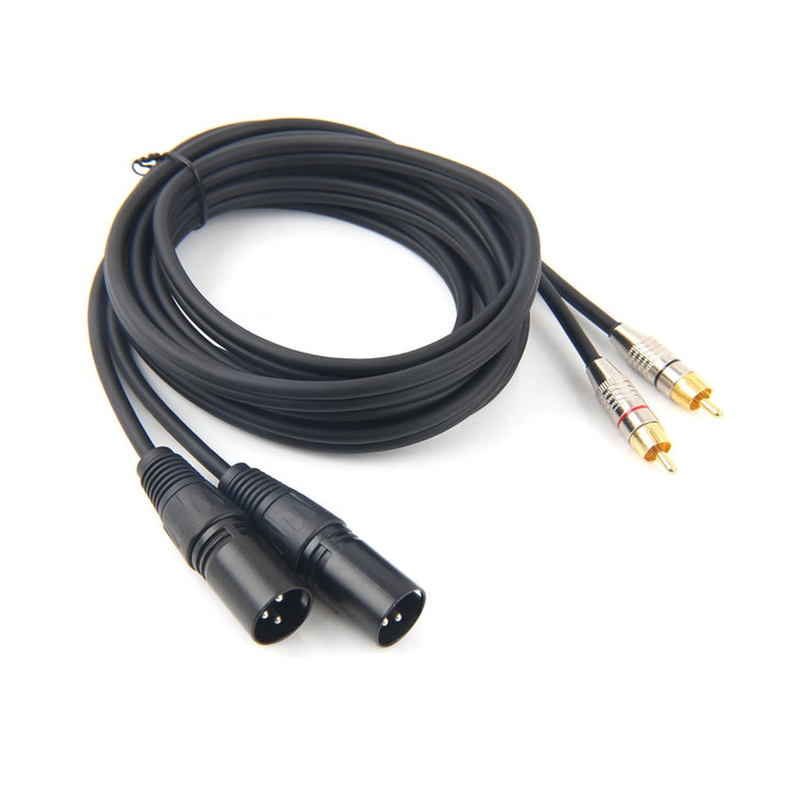 SiYear Unsymmetrisches 2 XLR 3-polig o Dual RCA männlich Phono Stecker HIFI Audio Kabel Kabel Dual X