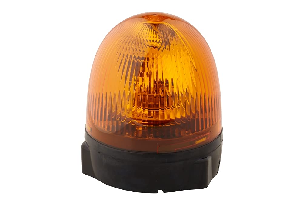 HELLA - Halogen-Rundumkennleuchte - Rota Compact - 24V - gelb - Anbau/geschraubt - Kabel: 140mm - St