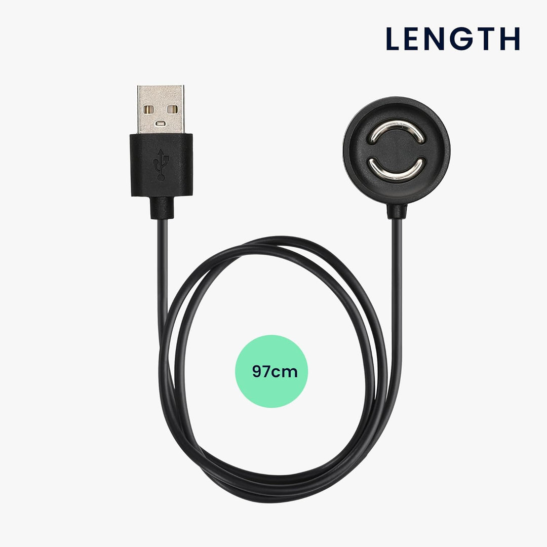 kwmobile USB Kabel Charger kompatibel mit Suunto Peak 9 Ladekabel - Smart Watch Ersatzkabel - Fitnes