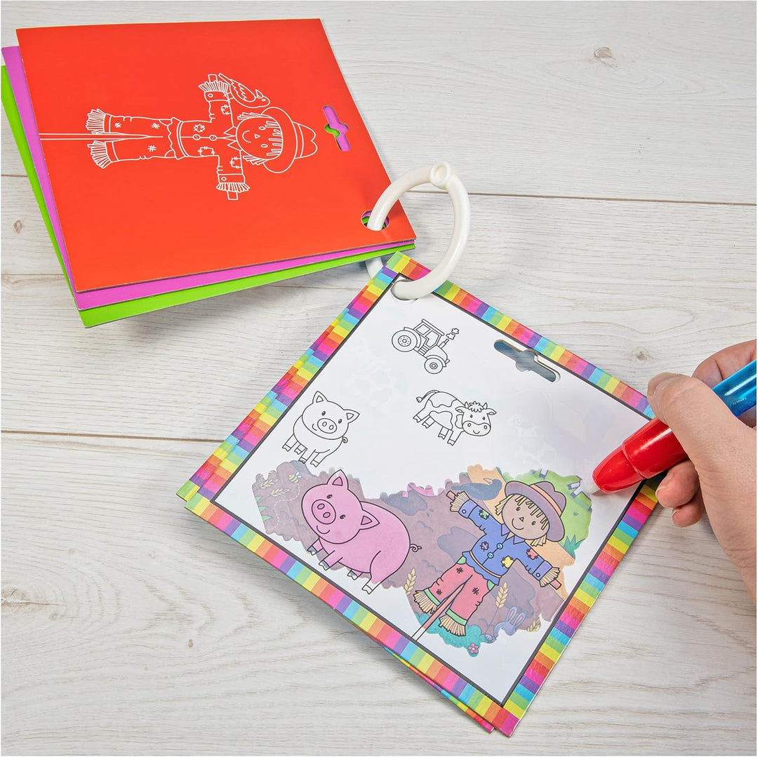 Galt Toys, First Water Magic - Baby Farm Animals, Kids Colouring Book, Ages 18 Months Plus