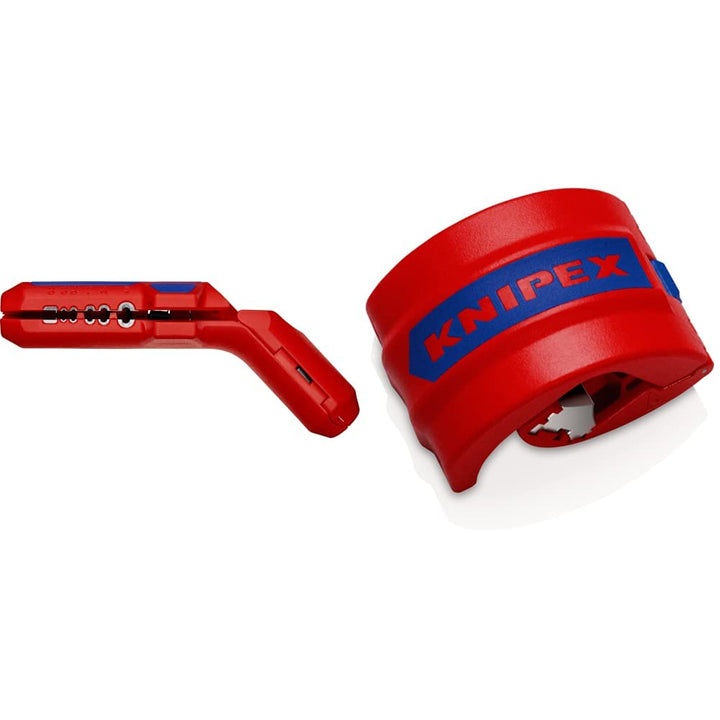 KNIPEX ErgoStrip Universal-Abmantelungswerkzeug (135 mm) 16 95 01 SB &amp; BiX Schneider für Kunststoffr