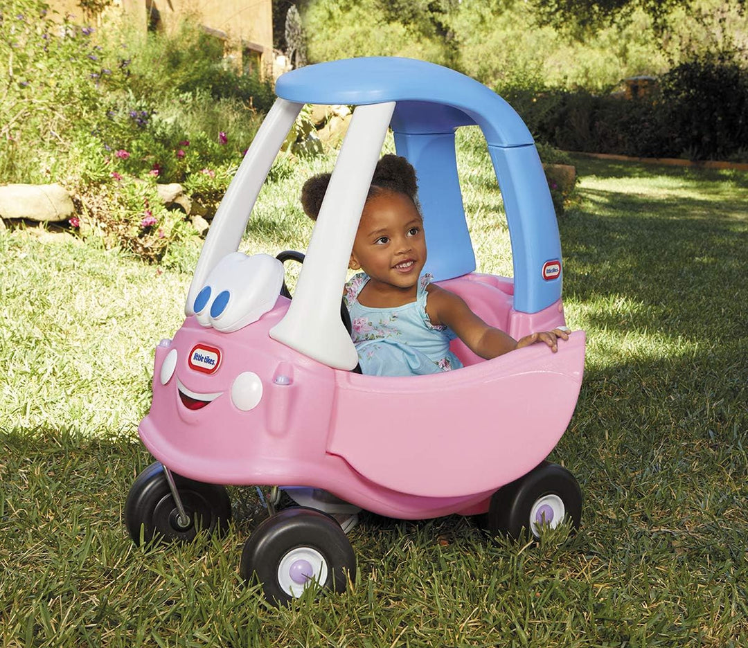 little tikes 614798E5 Prinzessin Gemütliches Prinzessin-Coupé - Mitfahrgelegenheit mit Echter Hupe,