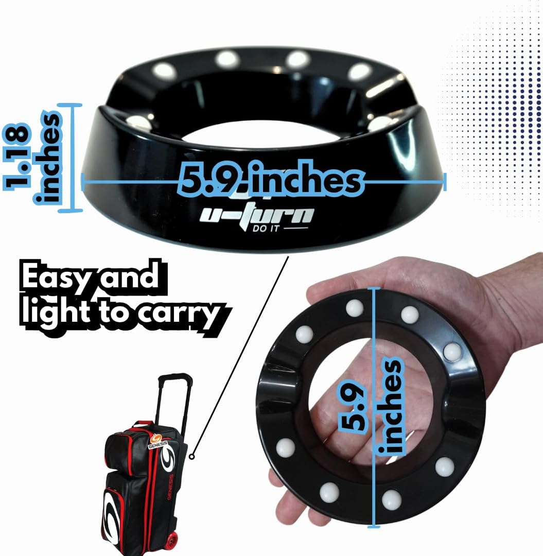 Generisch Base GIRATORIA Bolos, Accesorios de Bowling, Bolas, Mantenimiento, Limpieza, Pulido, Lijad