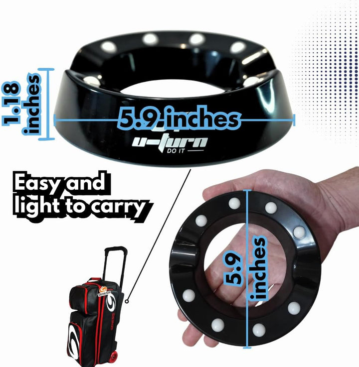 Generisch Base GIRATORIA Bolos, Accesorios de Bowling, Bolas, Mantenimiento, Limpieza, Pulido, Lijad