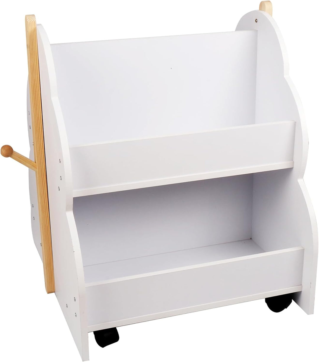 Bücherregal, Bücherregal, Aufbewahrung aus Holz, 2-in-1, Mini-Regal für Kinder Jungen und Mädchen vo