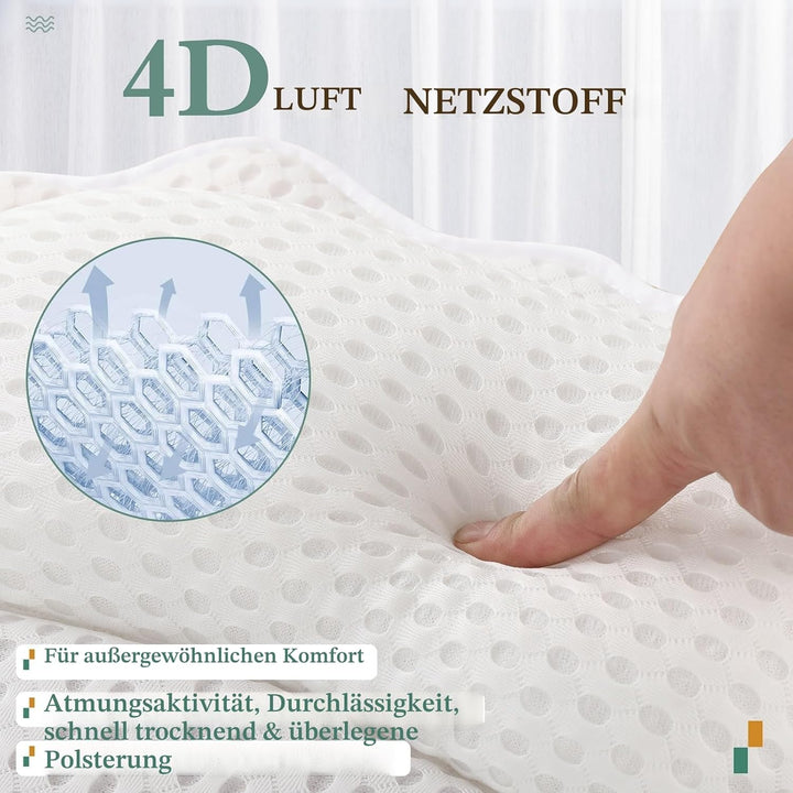 Badekissen RUVINCE Ergonomisches Luxus-Badewannenkissen mit Kopf-, Nacken-, Schulter- und Rückenstüt