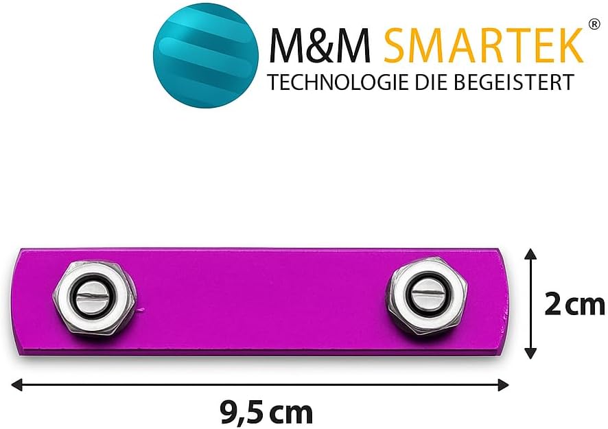 M&amp;M Smartek 2-in-1 Doppeldüse 40° mit 1/4 Zoll Schnellanschluss | Edelstahldüse mit Schutzkappe und