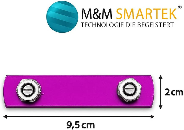 M&amp;M Smartek 2-in-1 Doppeldüse 40° mit 1/4 Zoll Schnellanschluss | Edelstahldüse mit Schutzkappe und