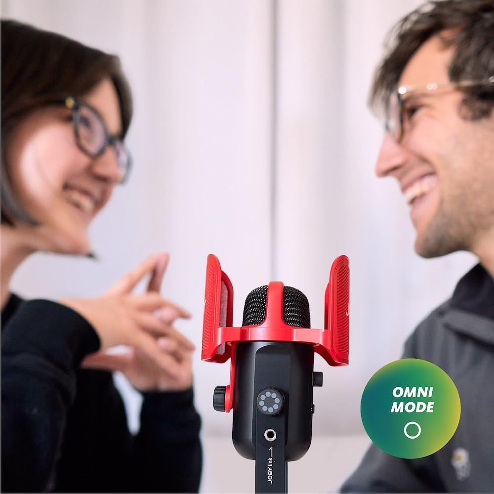 JOBY Wavo POD USB Kondensator PC Mikrofon für Podcasting, Streaming, Aufnahme, Stummschaltung und Ve