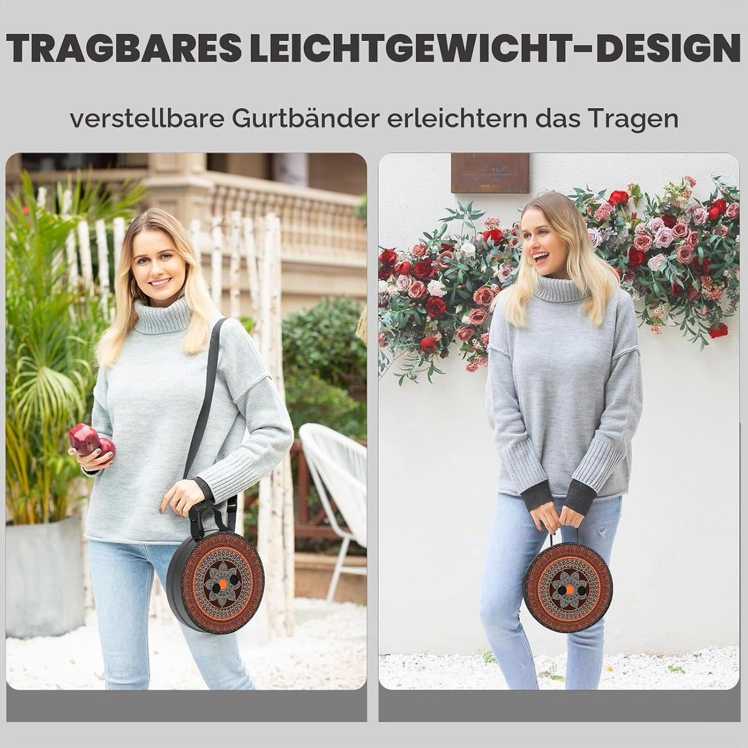 Tragbarer Teleskop-Hocker, Campinghocker, leicht, zusammenklappbar, für Wandern, Angeln, Grillen, mi