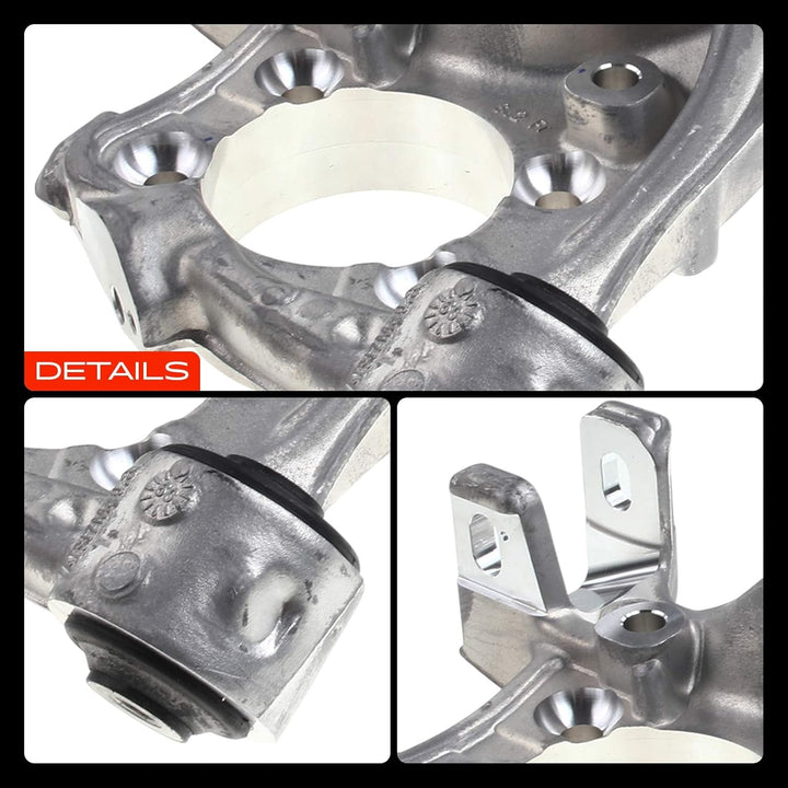 Frankberg Achsschenkel Hinten Rechts Kompatibel mit A6 4F2 C6 2.4L-5.2L 2004-2011 A6 Allroad 4FH C6