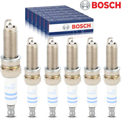 6x Original BOSCH 0242135509 Zündkerzen Kompatibel mit W203 W204 2005-2011 S203 S204 2005-2010 W211