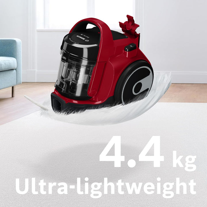 BOSCH BGC05AAA2 Staubsauger ohne Beutel - 78 dB - Behälterkapazität 1,5 l - Waschbarer HEPA 12-Filte