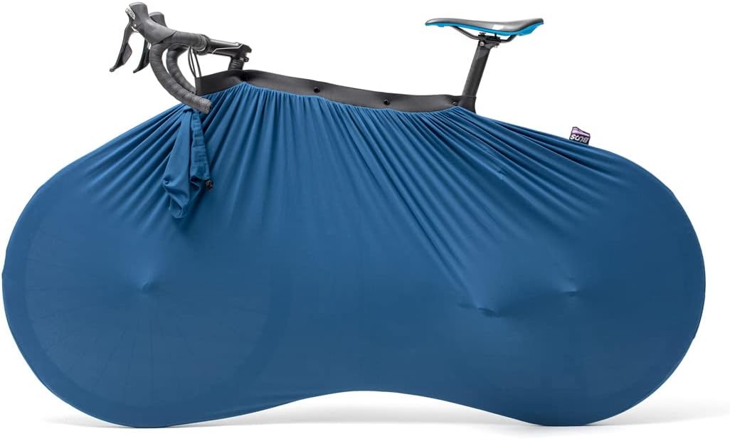 BUDS ULTIMATE BAG Fahrradhülle, dehnbar, Grösse S/M Dunkelblau, Dunkelblau