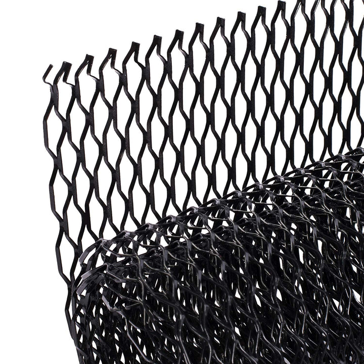 AggAuto 120×40cm Schwarz Auto Renngitter, Lochgrösse Möwe 8×25mm Wabengitter, Streckgitter, Aluminiu