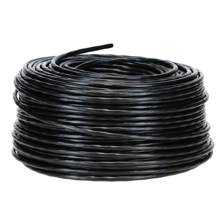 Danicom CAT5e Outdoor Netzwerkkabel - F/UTP - AWG 24/1 (Starrleiter) - 100 Meter - Schwarz - CCA, PO