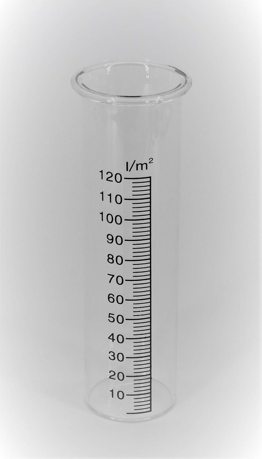 Ersatzglas Regenmesser Echtglas 15 cm
