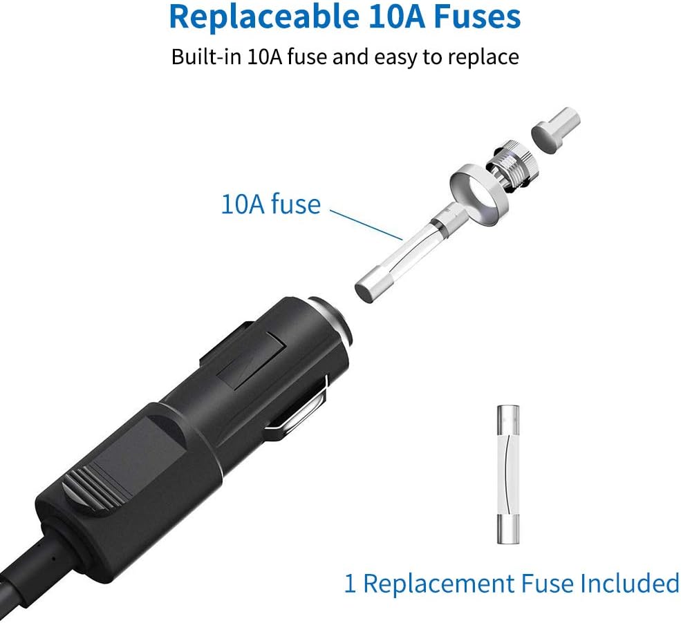 Auto Ladegerät Car Charger, 3 Fach KFZ Verteiler 12/24V Mehrfachstecker Zigarettenanzünder USB Autol