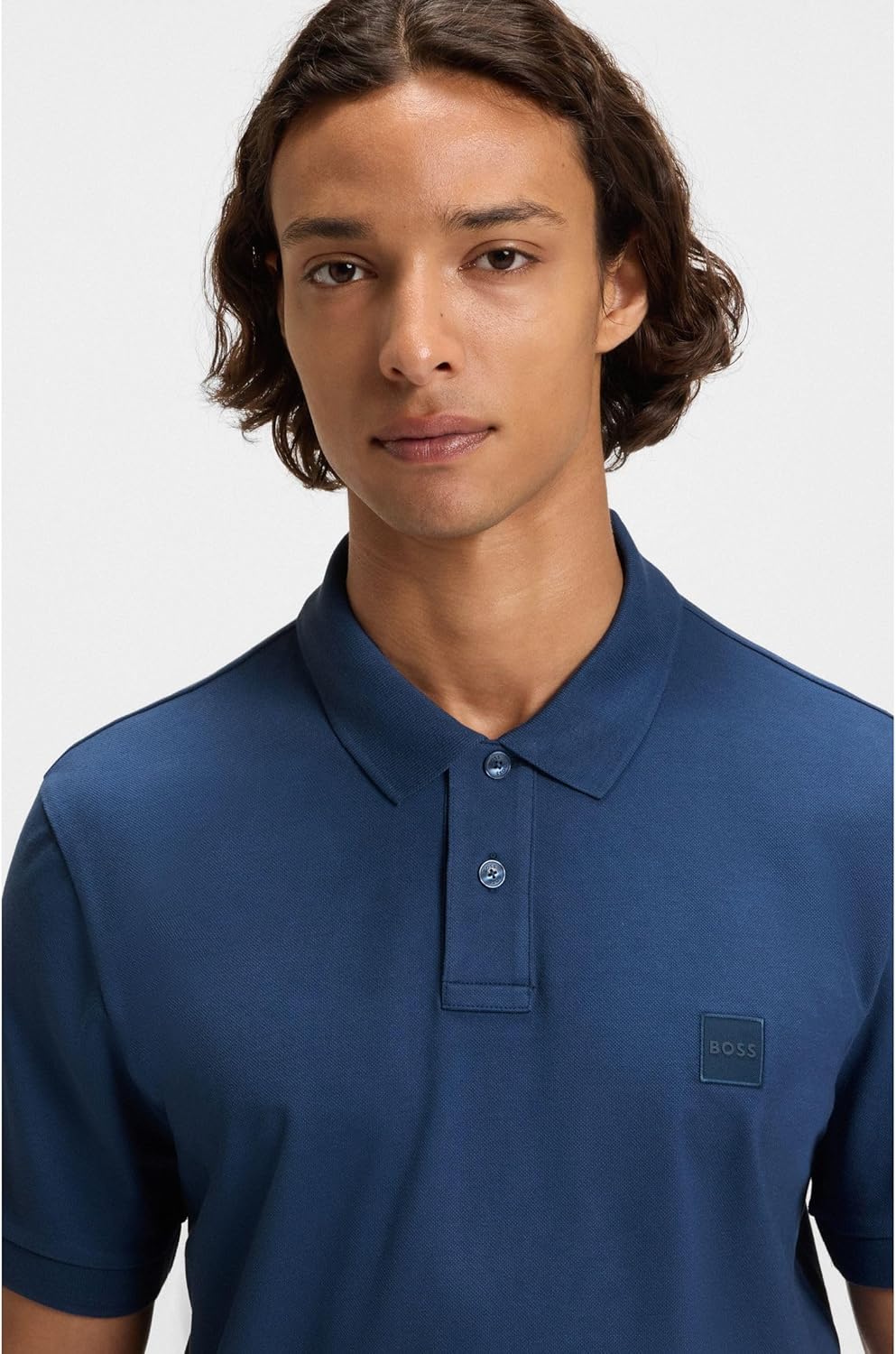 BOSS Herren Passenger 10256683 01 Polo S Open Blue466, S Open Blue466