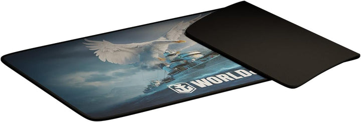 Genesis World of Warships Gaming Mauspad XXL 900×450 mm – Grosse Schreibtisch-Unterlage für Maus &amp; T
