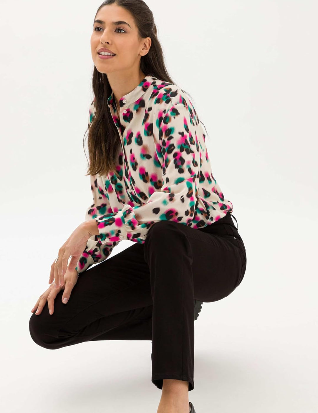 BRAX Damen Style Mary Winter Dream Hose 27W / 30L Schwarz, 27W / 30L Schwarz