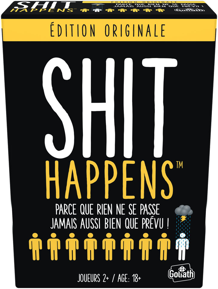 Goliath Shit Happens Original – Gesellschaftsspiele für Erwachsene – ab 18 Jahren – Kartenspiel – zu
