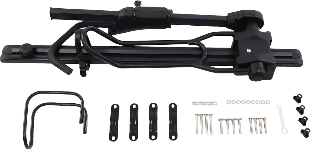 Faltbare Fahrradträger, Dach-Fahrradträger Vertikal Universal Dachfahrradträger, Reifenbreite 5.59cm