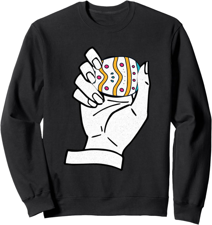 Eiersuche Frohe Ostern Coole Mutter Ehefrau Freundin Sweatshirt