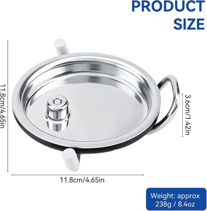Keg Lid, Stainless Steel Beer Lid Continuous Carbonation Keg Lid Corny Keg Lid with Liquid Post Kohl