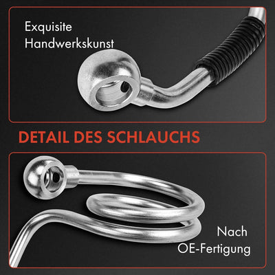 Frankberg Servolenkung Schlauch Benzin/Diesel Kompatibel mit A6 4F2 2.4L-3.1L 2004-2011 A6 Allroad 4