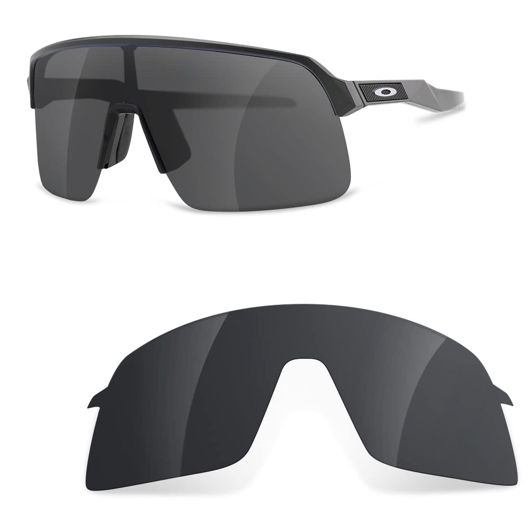 Kompatibel Ersatzgläser für Oakley Sutro Lite OO9463, Selbsttönend, Klar oder Farbe Black Iridium, S