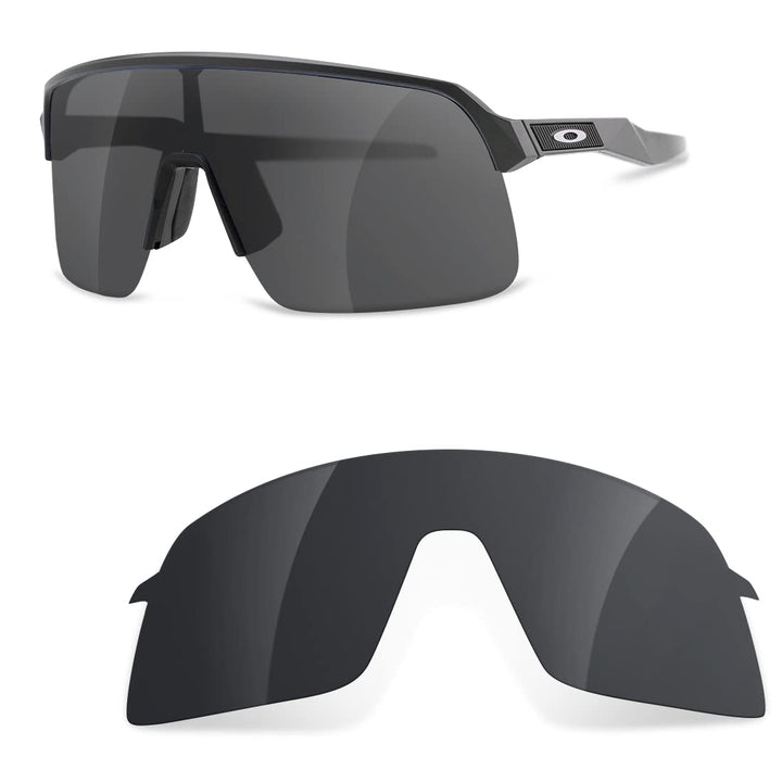 Kompatibel Ersatzgläser für Oakley Sutro Lite OO9463, Selbsttönend, Klar oder Farbe Black Iridium, S