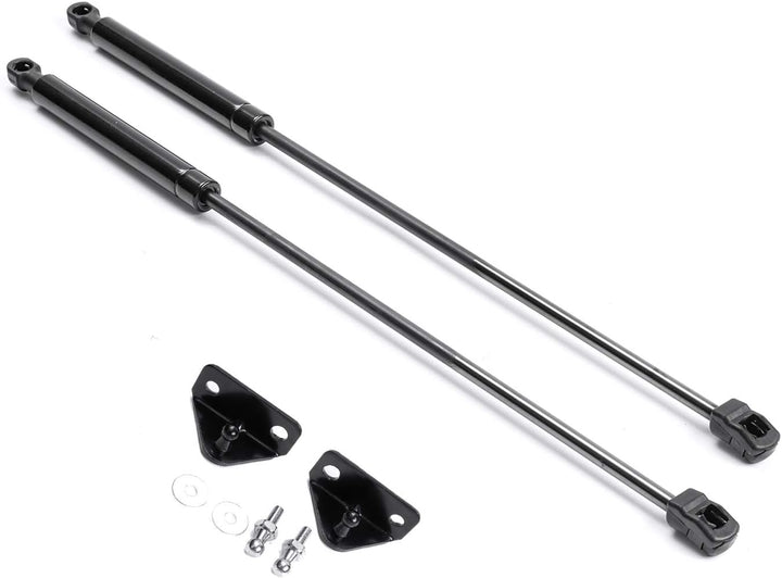 LFOTPP Motorhauben Gasfeder für T-Roc, Schwarze Gasdruckfeder Motorhaube, 2 Stück
