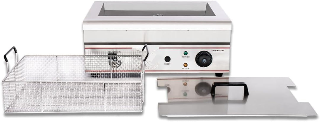 Beeketal 'BWF-181P' Profi Gastronomie Kaltzonen Fritteuse/Fettbackgerät (18 Liter Volumen für max. 1