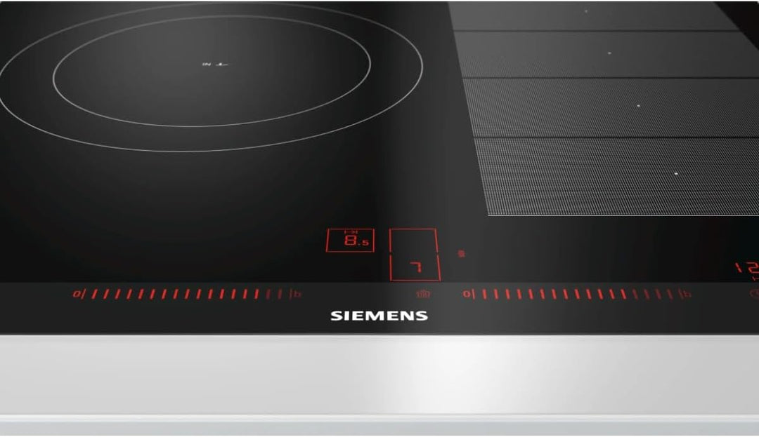 Siemens EX675LJC1E Hob Black Integrated with Hob (Black, Built-in, with Induction Plate, 19 cm, 2.2