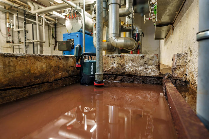 metabo Schmutzwasser‑Tauchpumpe SP 120‑35 S - 410 W, 12.000 l/h, 4.5 m Förderhöhe, bis 35 mm Korngrö