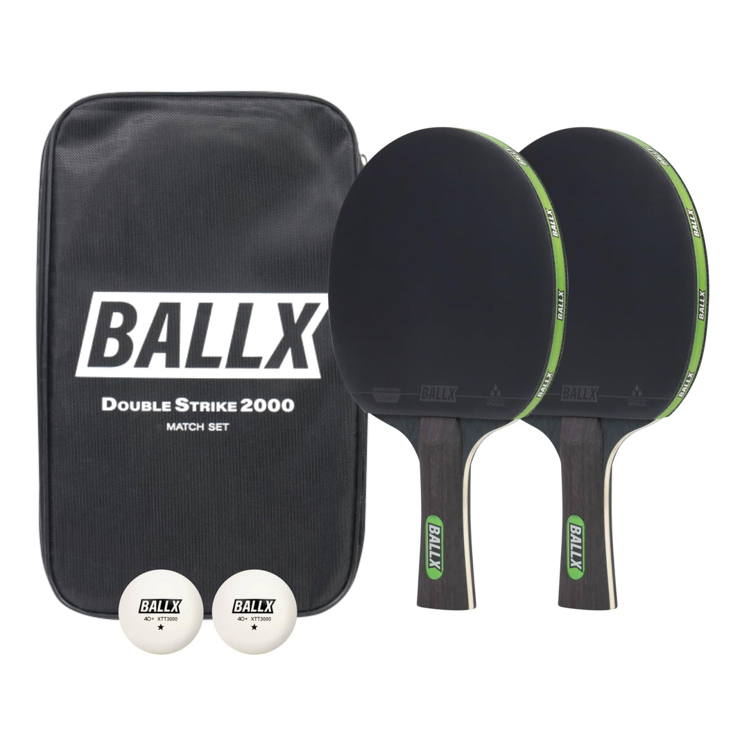 BallX Tischtennisschläger Set incl. Tasche &amp; Bälle | Tischtennis Set | Ping Pong Set | Table Tennis