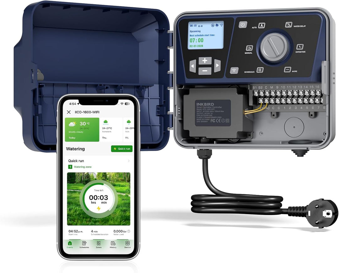 Inkbird IICO-1600-WIFI Programmierbarer Controller, App-Überwachung