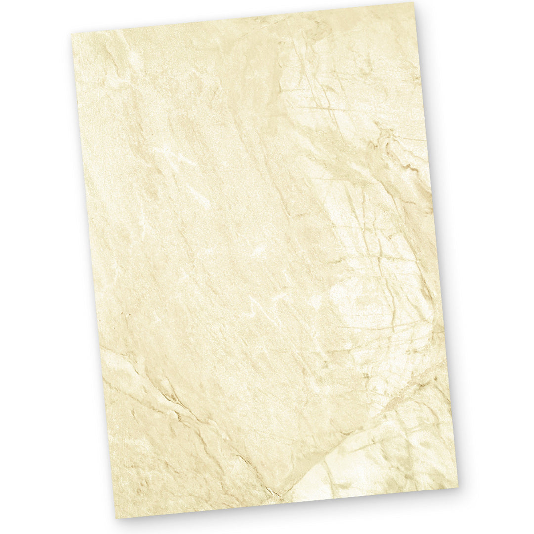 Marmorpapier Briefpapier BEIDSEITIG marmoriert DIN A4 braun 250 Blatt, 250 Blatt