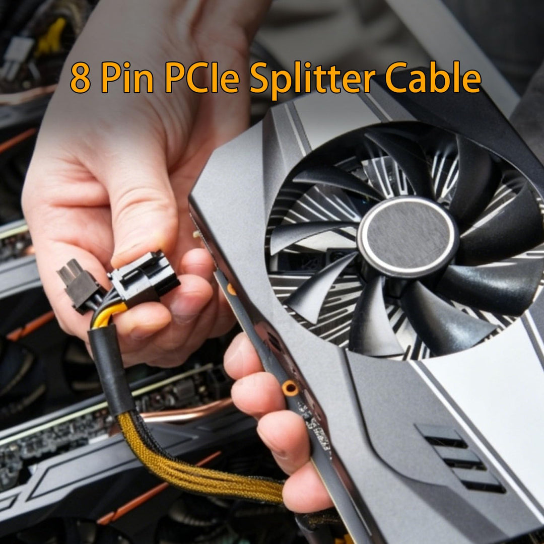 COMeap 8-Pin PCIe Splitter Kabel – GPU VGA PCIe Female auf Dual 8-Pin (6+2) Male PCIe Power Adapter