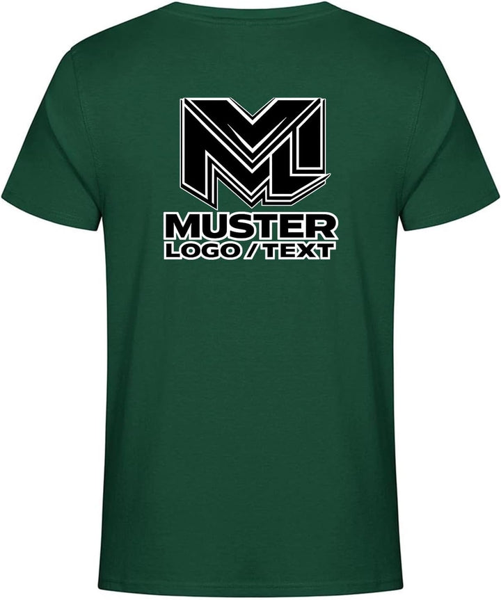 Herren Strapazierfähiges Workwear T-Shirt personalisierbar mit Logo oder Text | 60% Baumwolle 40% Po