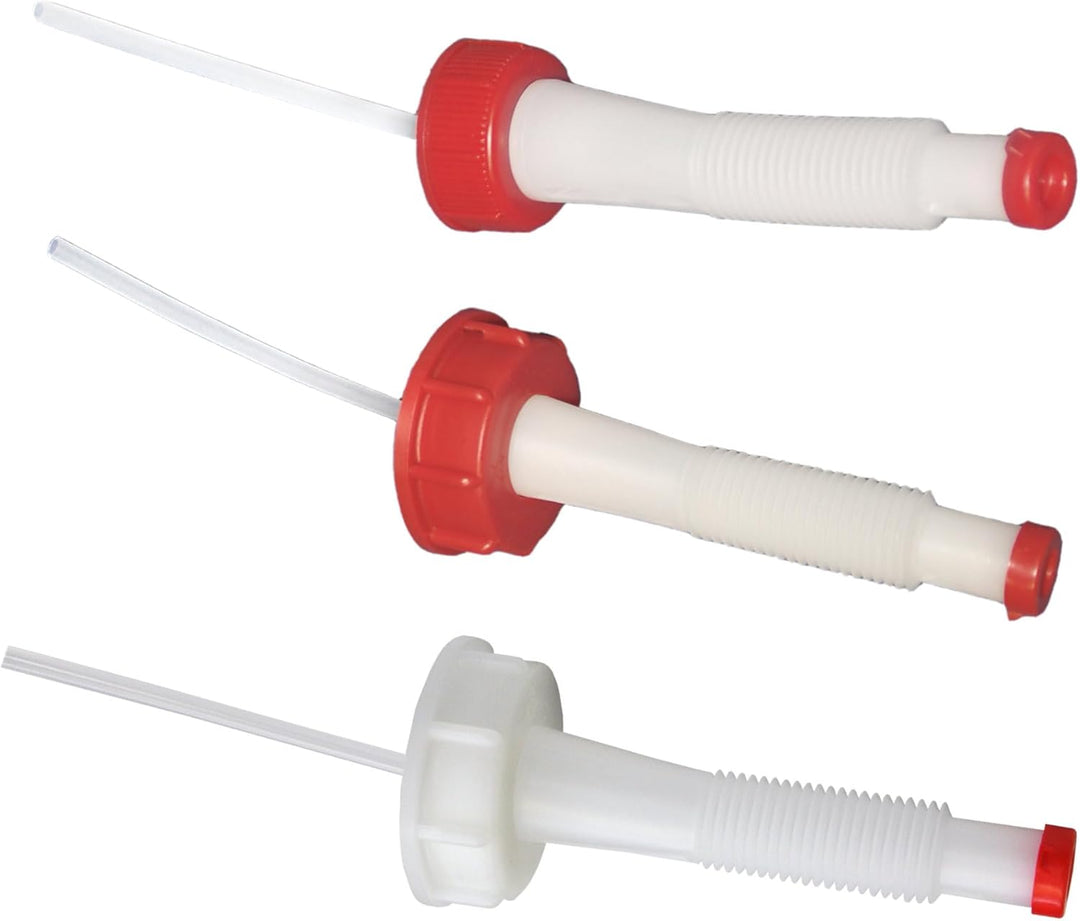 plasteo® Ausgiesser UNIVERSAL Zubehörset für alle Kanisteröffnungen DIN 45 51 61 (DIN 45 bis 61), DI