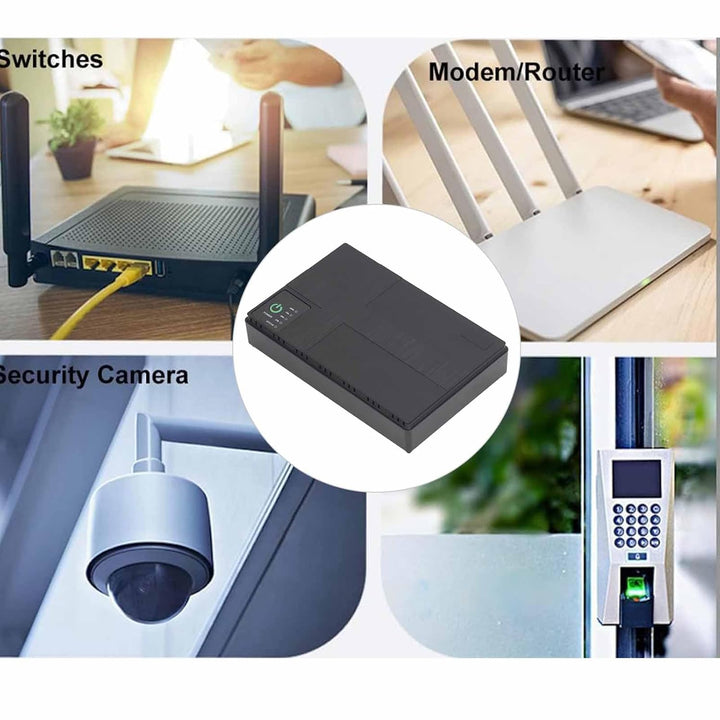 UPS Batterie-Backup, 10400mAh 5V 9V 12V 2A POE 15V 24V 1A Ausgang Unterbrechungsfreie Stromversorgun