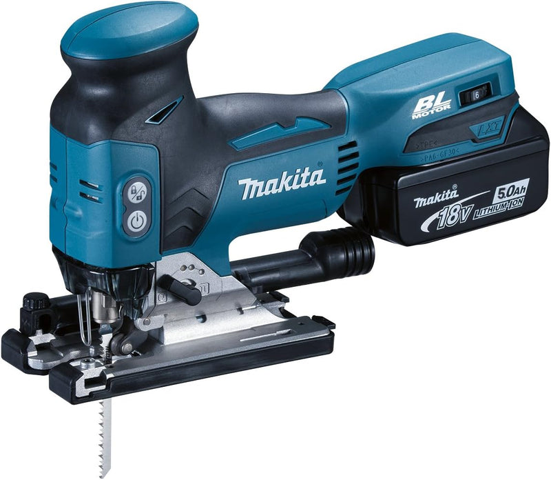 Makita DJV181RT1J Akku-Pendelhubstichsäge 18 V / 5,0 Ah, 1 Akku + Ladegerät im MAKPAC mit 1x Akku 5,