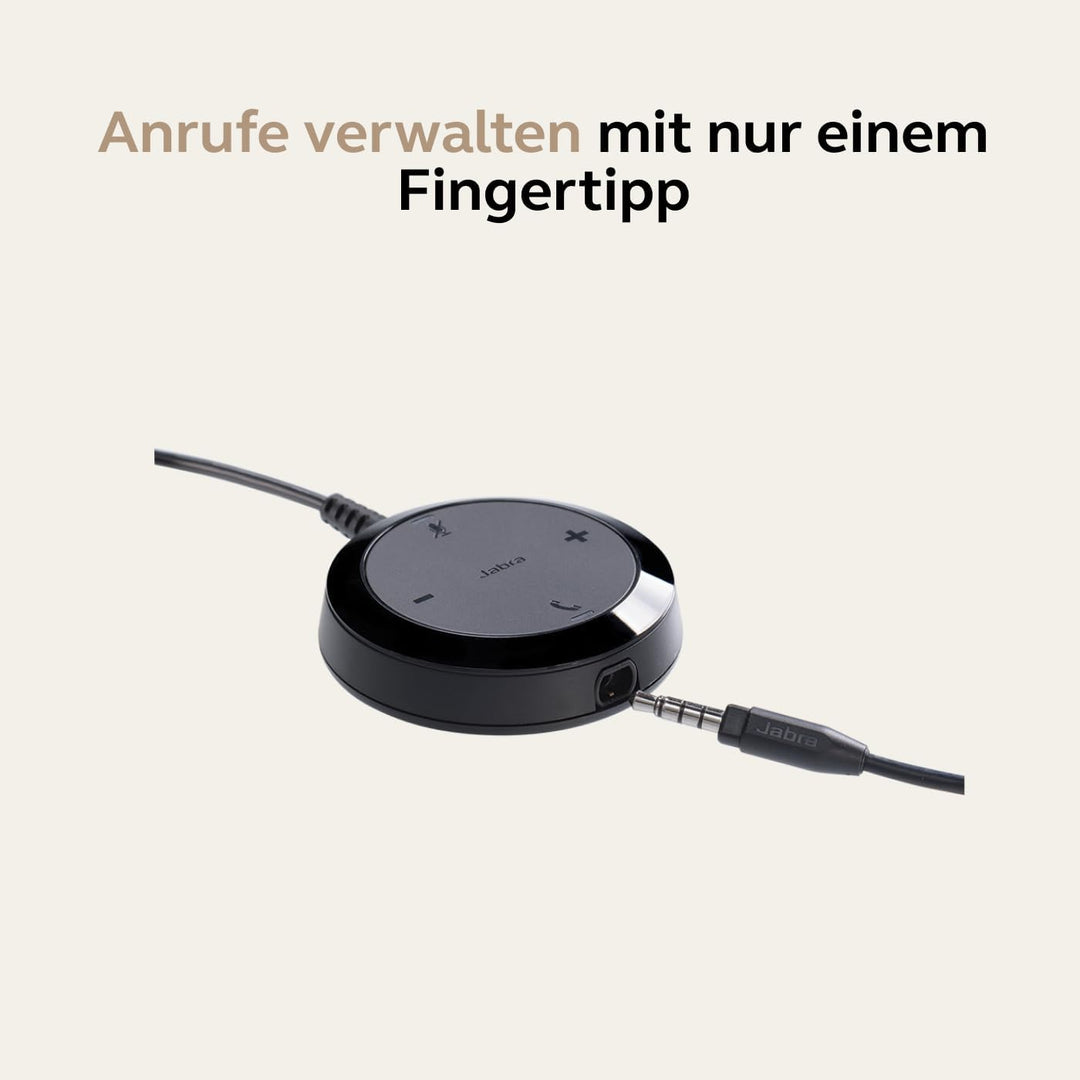 Jabra Evolve 30 II, Unified Communications zertifiziertes Mono-Headset mit Anrufsteuerung, Mikrofon