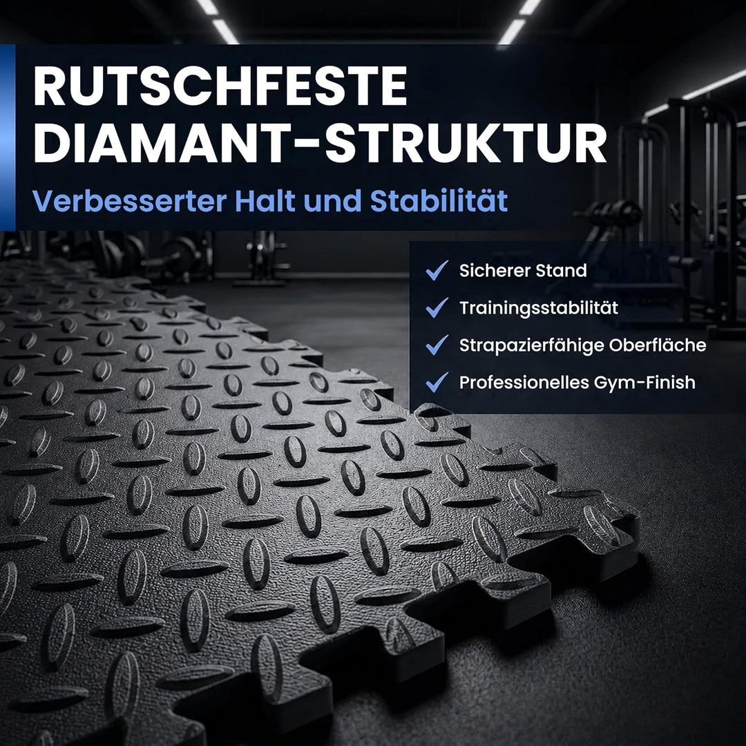 Fitem Puzzlematte aus EVA-Schaumstoff – Sportmatte – Bodenschutz – Garage – Tatami – Pool – Fitness