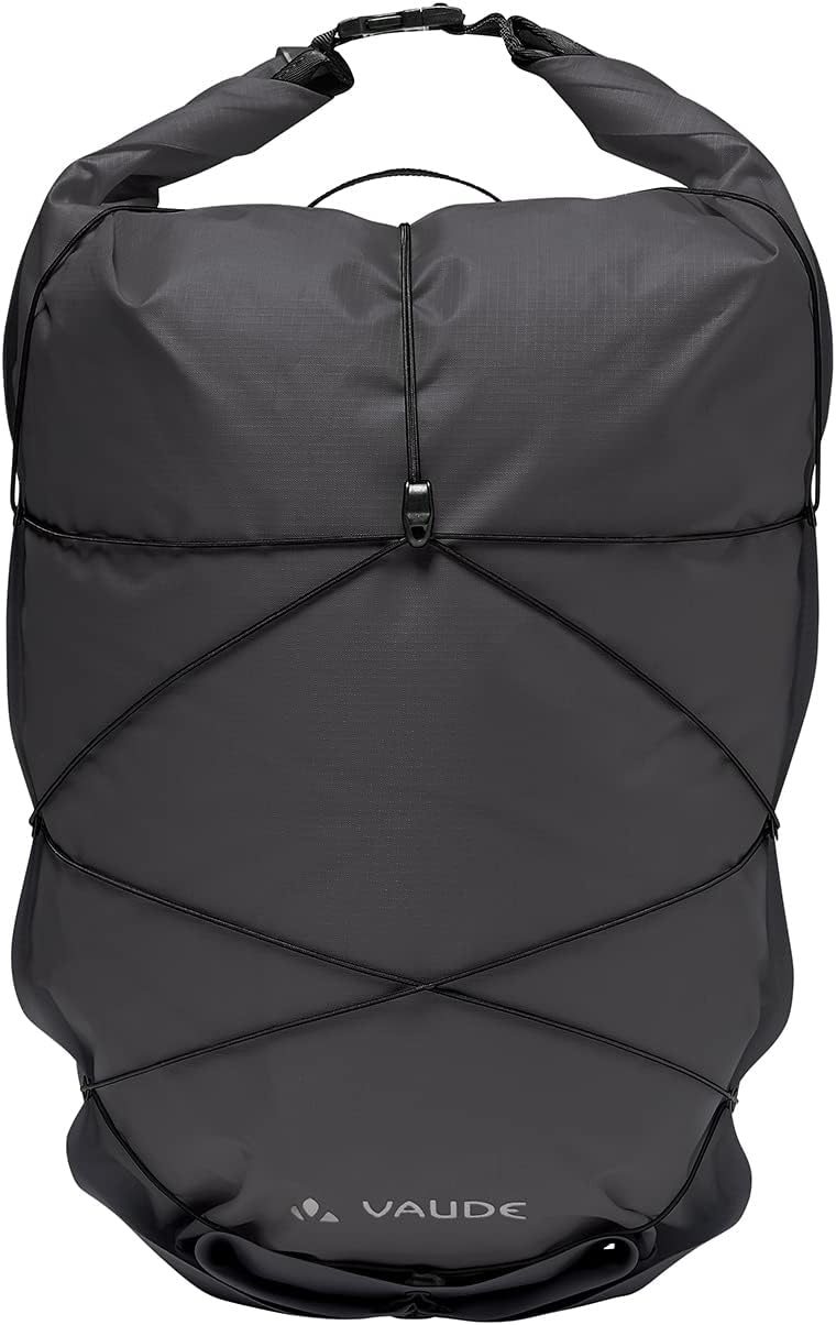 VAUDE Hinterradtaschen Aqua Back Light, Ultraleichte Hinterradtasche zum Radfahren, Black, one Size,